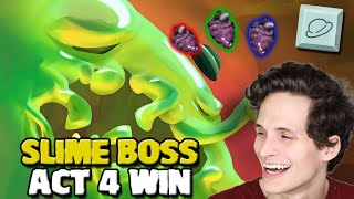 Slime Boss Act 4 Win! (Insane Goop Deck) | Downfall Mod - Slay The Spire