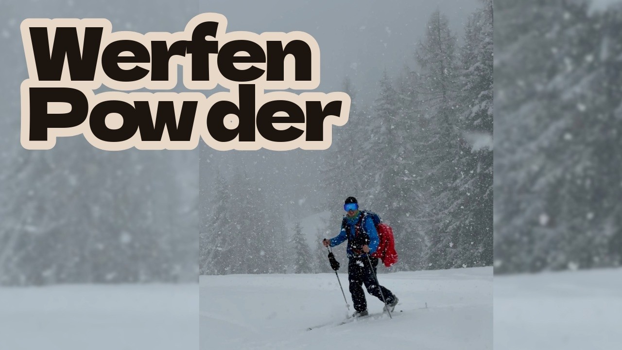 Werfenweng powder skiing