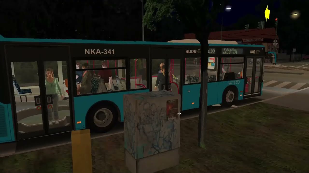 OMSI 2｜Dél-Pest 5.1｜183 ➤ Szemeretelep  Vasútállomás ｜ MB O530  ｜BKK FUTÁR｜ NKA-341