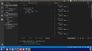 how to use @while loop in SASS (In Hindi)