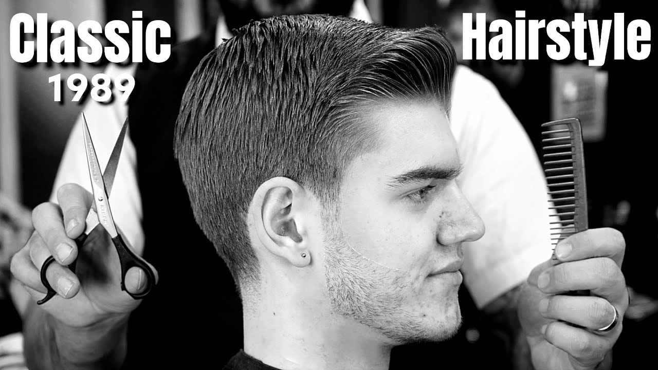 تعلم افضل طريقة لقص الشعر بالمقص والمشط في التسريحة الكلاسيكية classic hairstyle