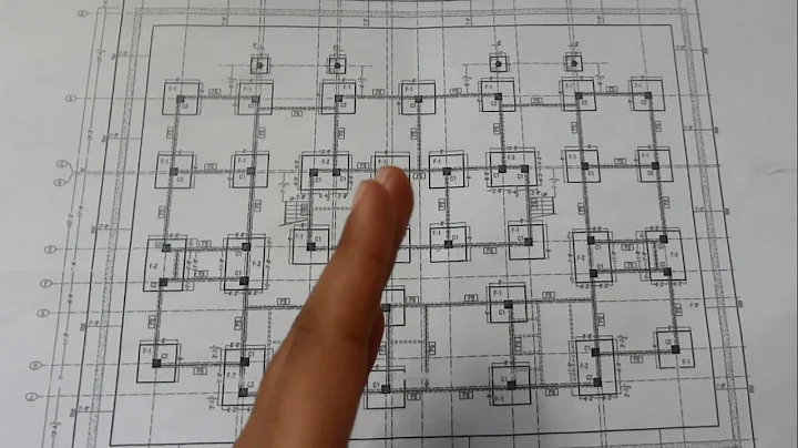 How to Read Building Foundations Drawing plans | Column Footings Detail | also X sections detail - DayDayNews