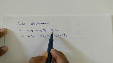 Derivation of Strain Matrix, Jacobian Matrix and Stress Matrix , Finite Element Analysis