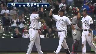 2012/04/06 Kottaras' three-run shot