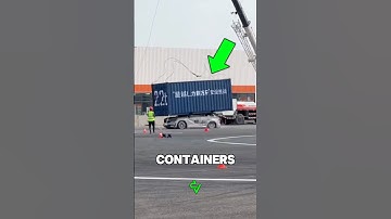 Chinese Drop Container on Cars😭 #shorts