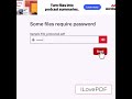 Unlocking PDF File using ILovePDF