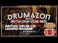 British drum company legend 14 x 55  14 x 65 snare drums audio demo from drumazon episode 5