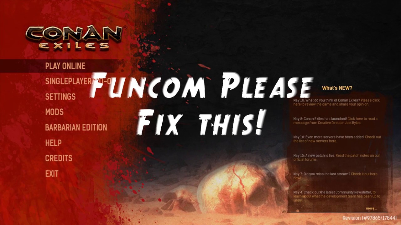 Conan Exiles Health Regen Bug YouTube