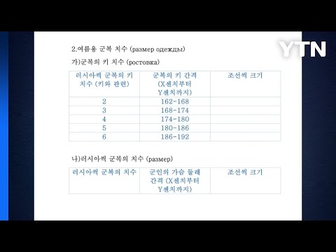 러, 파병 <strong>북한군에</strong> 한글 설문지...&amp;quot;모자·군복 치수 작성&amp;quot; / YTN