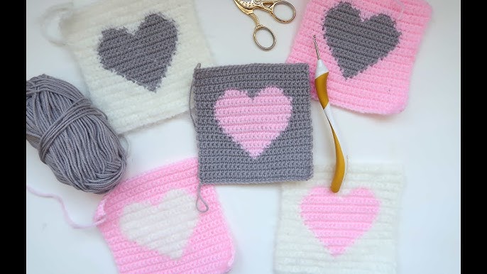 crochet heart bag ♡♡♡ #crochet #heart #crochetbag