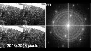 2D Fourier transform of TEM image (4)