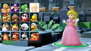 Super Mario Party - Mario, Luigi, Peach, Daisy - Whomp's Domino Ruins