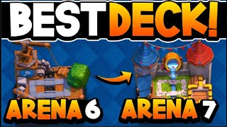 What are some good arena 6 decks to push to royal arena in Clash
