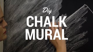 DIY Chalk Mural