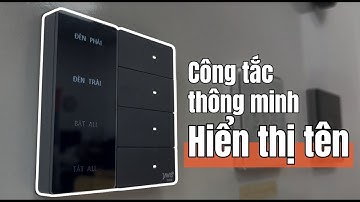 Từ giờ bạn KHÔNG CẦN lo quên vị trí nút bấm nữa! | Review công tắc cơ hiển thị tên JAVIS