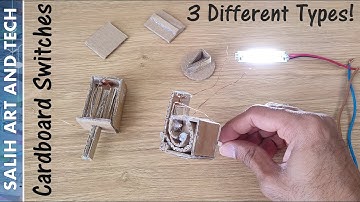 Cardboard Switch | Awesome switches from cardboard | How To Make Switch Using Cardboard