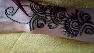 simple and easy mehndi designs for hands | step by step mehndi design | arabic mehndi designs