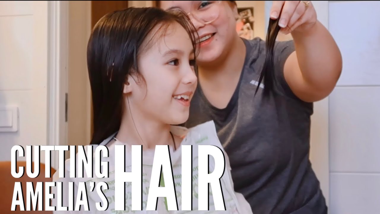 Cutting my daughter's hair ︳ANONG NAGING ITCHURA NI AMELIA?! YouTube