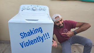 How To Fix A GE Washer That Shakes While Spinning!