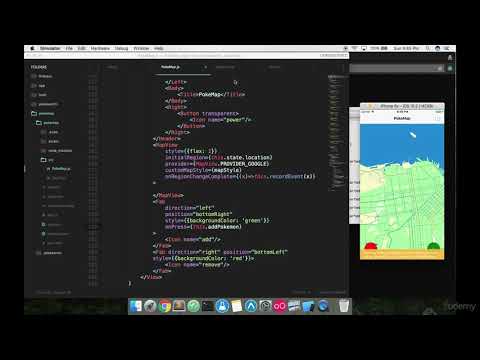 [React Native Expo] Pokemon Map -  Meteor data for the app