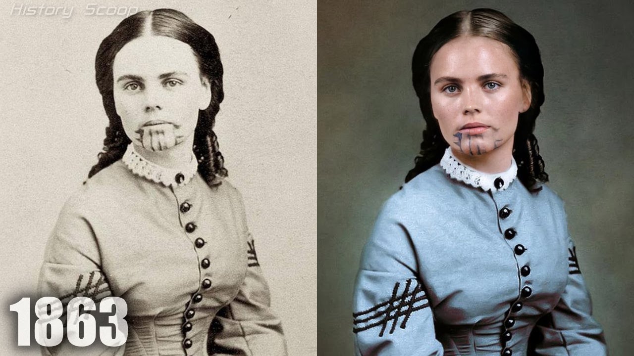 Olive Ann Oatman, c 1863, Brought To Life - YouTube