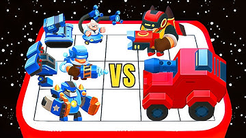 MERGE ARMY WORLD WAR - Little Warriors Army Vs Monster Tanks, New Episode