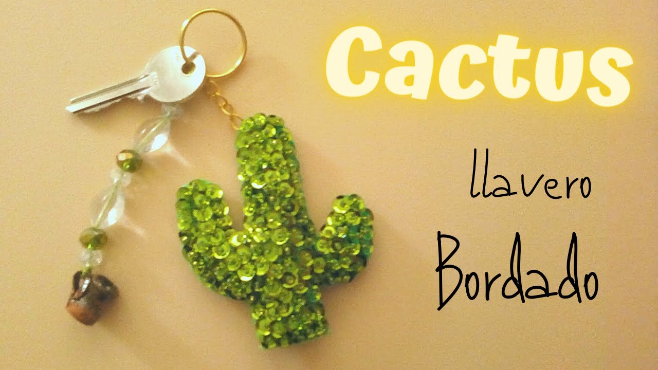 Cómo bordar cactus. Bordados a mano. Patrones moldes gratis.