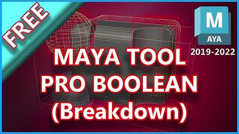 Maya Tool Pro-Boolean Breakdown