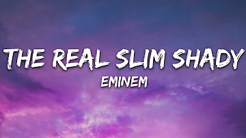 1 Hour |  Eminem - The Real Slim Shady (Lyrics)  | Lyrical Harmony