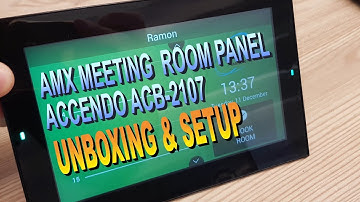 AMX ACB 2107 MEETING ROOM TOUCH PANEL (4K)