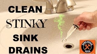 How to Clean a Stinky Sink Drain