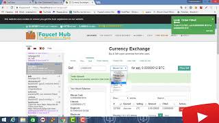 Как обменивать криптовалюту на FAUCETHUB IO Как обменивать криптовалюту на FAUCETHUB IO