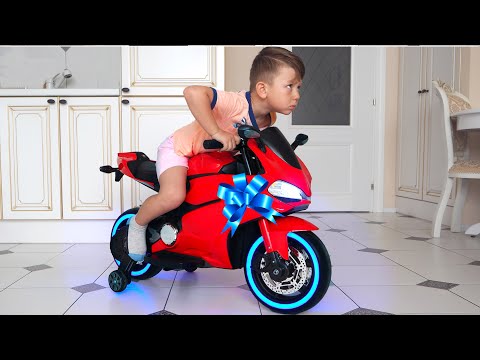 Видео: Super Senya Ride on mini BIKE - Cross bike | Unboxing Surprise toys