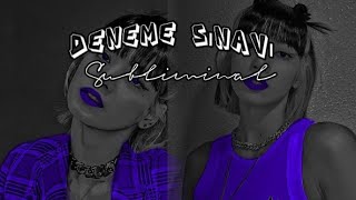 DENEME SINAVI ~Başarılı ol.(çok güçlü) Resimi