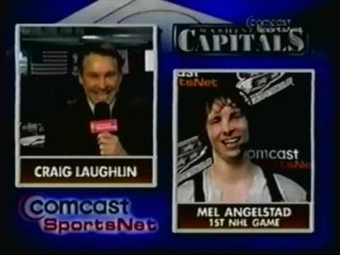 "Mad" Mel Angelstad's 1st NHL Game