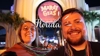 Trying Universal Festival Food for Mardi Gras! | Day Ten | Florida Jan/Feb 2024