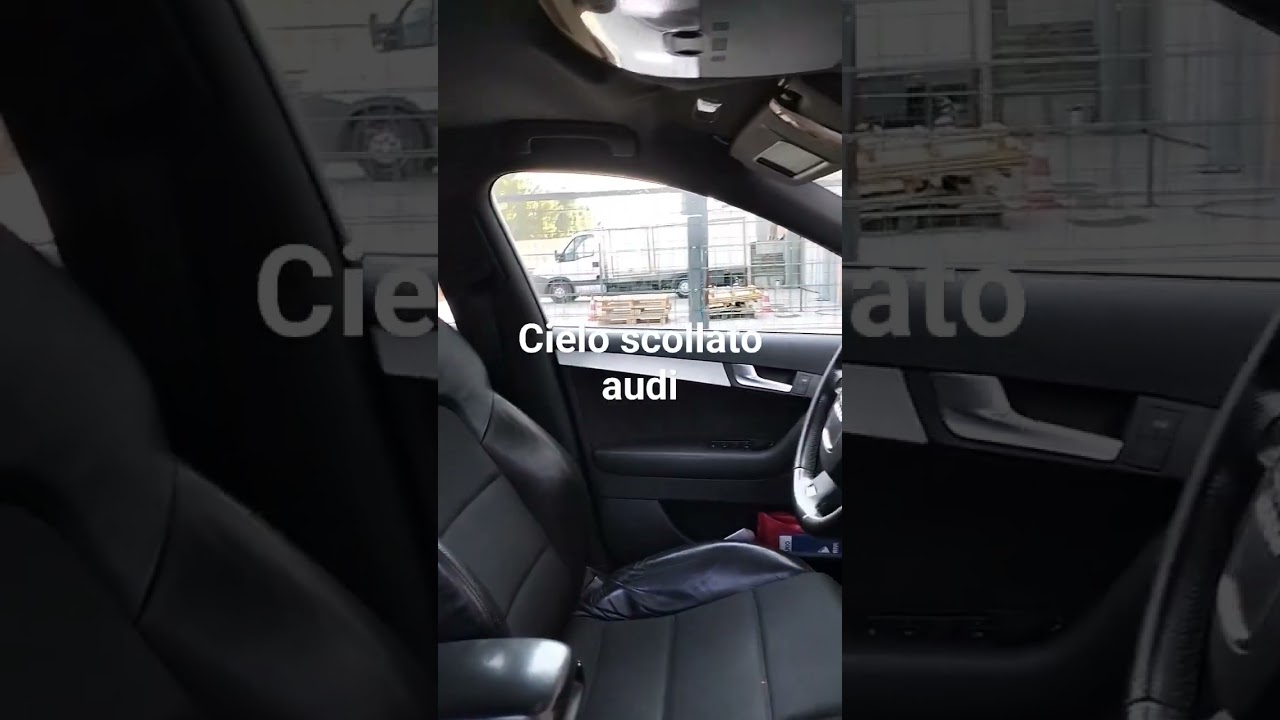 Cielo scollato nero audi A3 s line.sostituiamo il tessuto scollato chiama 392/2294624