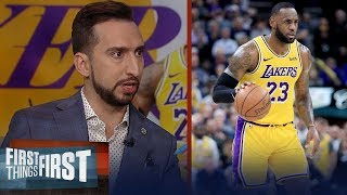 Lakers' looming issue is LeBron has no confidence at the free throw line | NBA | FIRST THINGS FIRST