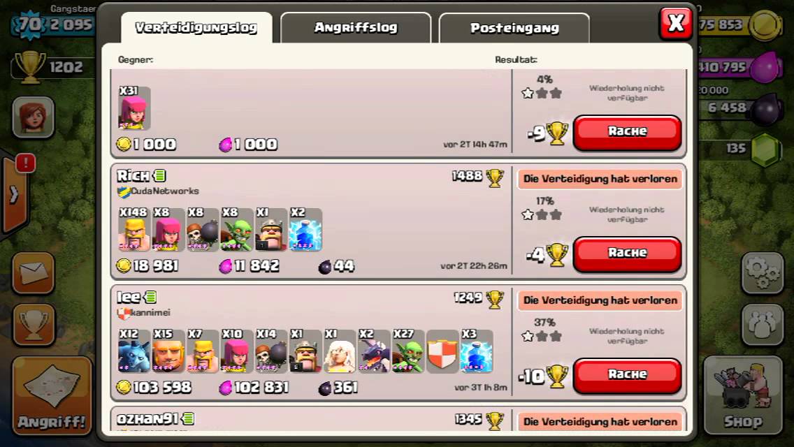 Clash of Clans best Town Hall Level 8 defense Strategy for farmers