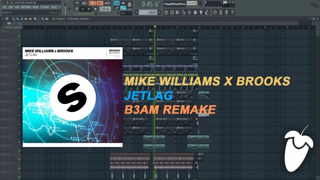 Mike Williams x Brooks - Jetlag [FL Studio Remake + FREE FLP]