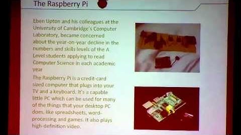 Dave Williams - Experiences With Embedding Nagios On Raspberry Pi - NWCNA 2012