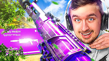 the *NEW* BUFFED BIZON on Rebirth Island Warzone! (Best PP19 BIZON Class Setup)