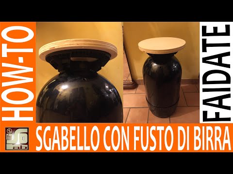 Come creare uno sgabello da un fusto di birra