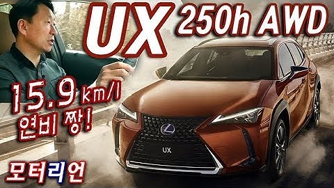 완전 신차! 렉서스 UX 250h AWD 시승기, 승차감과 연비는 내가 최고!? Lexus UX 250h