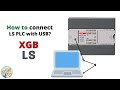 How to connect USB cable to LS PLC? || USB driver