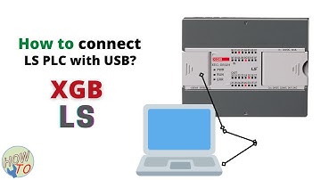 How to connect USB cable to LS PLC? || USB driver