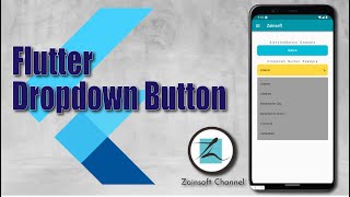 #3 flutter dropdown button | flutter tutorials | material components widgets