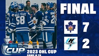 1st Toronto Marlboros Vs 4th Halton Hurricanes OHL Cup first period