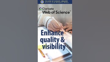 🔎 Smart Tools for Smarter Research - Clarivate Web of Science 📚✨ #researchtools  #cslibrary