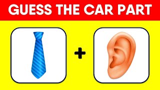 Can You Guess The Car Parts Name by emoji? | Emoji Challenge | Car Name quiz | Emoji Puzzles